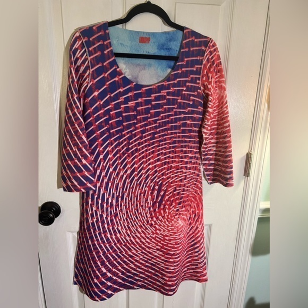 Animapop Womens Reversible Mini‎ Dress, Pink